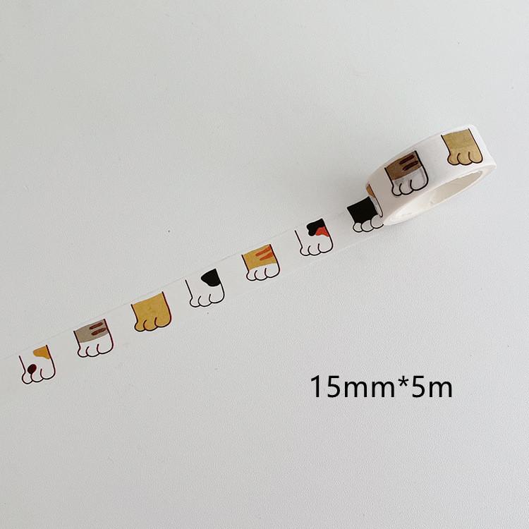 Beautiful Wash Tape Flower Plant Japanese Masking Adhesive Tape Decors Scrap Booking Sticker Label