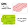 Durable TPR Spoon Rest Silicone Pot Lid Holder, Cute Pig Shaped, Non Slip Heat Resistant Mat Utensil Holder with Drain Grooves, Multifunctional