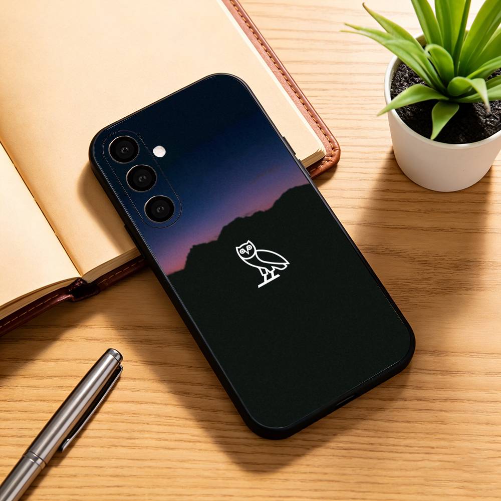 OWL-l D-Drake OvO   Phone Case For Samsung Galaxy A73,A72,A71,A70,A53,A52,A51,Soft Silicone Black Cover