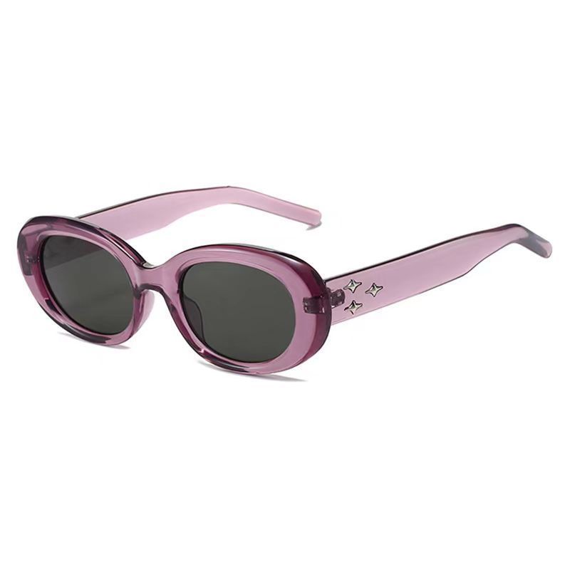 Sunglasses for Women Small Oval Sunglasses Fashion Retro Style Sun Glasses Outdoor Leisure Decorative Glasses