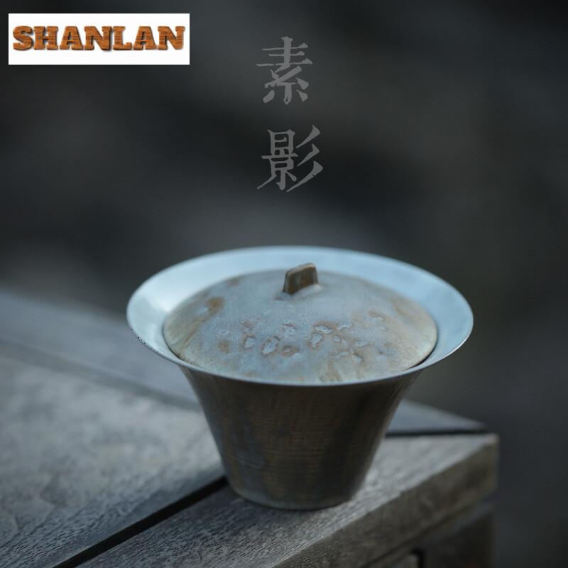 110ml Master Handamde Water Moon Gaiwan Creative Kiln Change Tea Tureen Chinese Tea Making Cover Bowl Teaset Accessories Craft