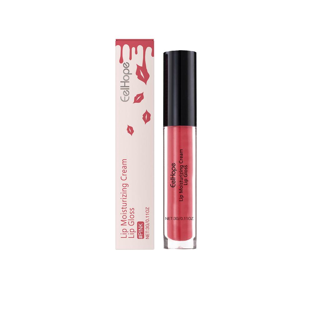 Eelhope Moisturizing Lip Gloss Hydrating Shimmering Colorful Lip Tint Glossy Finish