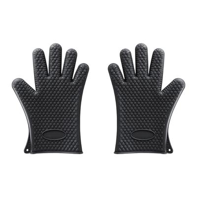 Thick Silicone Gloves for Heat Resistance For Outdoor BBQ Kitchen Baking Cooking Gloves 1 Pair Hand Protection