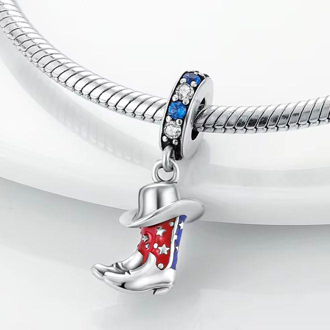 Silver Plated Sport Love Dangle Charm fit Bracelet Necklace Skate Shoes Beads Pendant Silver 925 Jewelry
