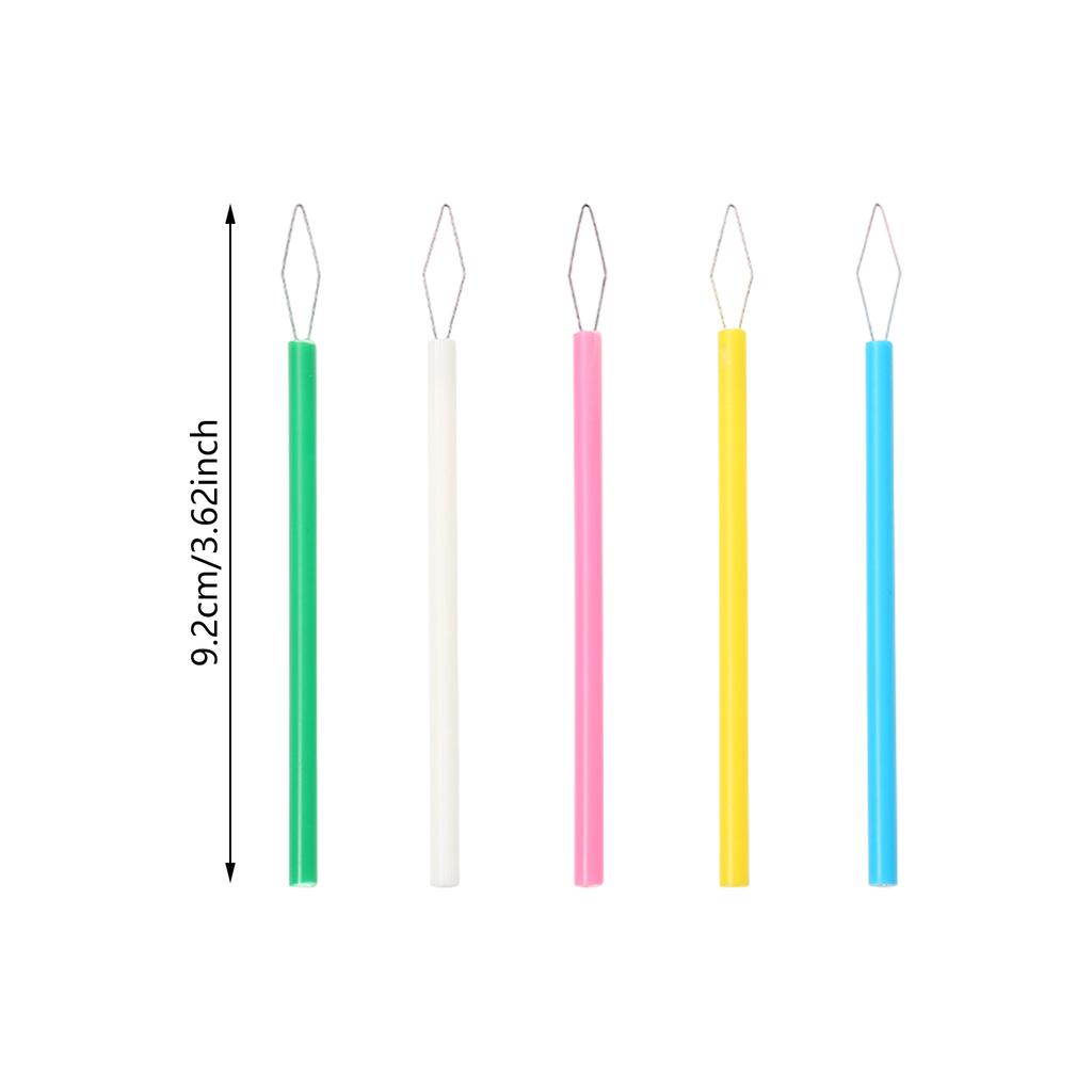 Navlékač nití ABS Válcový Barevný Navlékač jehel Snadné navlékání pro Pletení Tvoření Šicí příslušenství