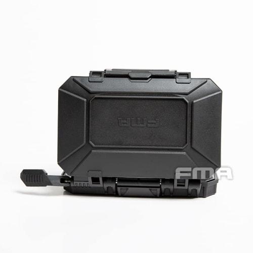 FMA Survival Tool Carry Case with MOLLE Attachment (External Dimensions: 186*131*39mm) Black (TB1400-BK)