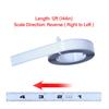 12FT Self Adhesive Measuring Tape Carbon Steel Reverse Direction Workbench Ruler For Home Improvement And DIY Projects