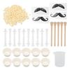 Nose Wax Kit Skin Friendly Effective Nose Hair Remover with Wax Beans Nose Hair Sticks for Nose Hair Removal