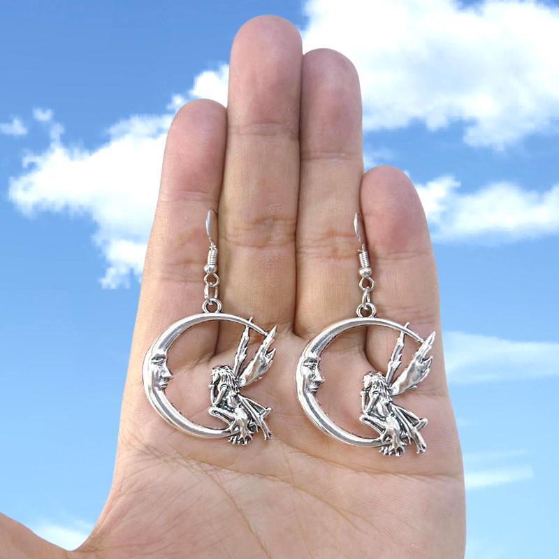 1Pcs Dream Moon Elf Fairy Necklace Charming Birthday Party Gift for Women