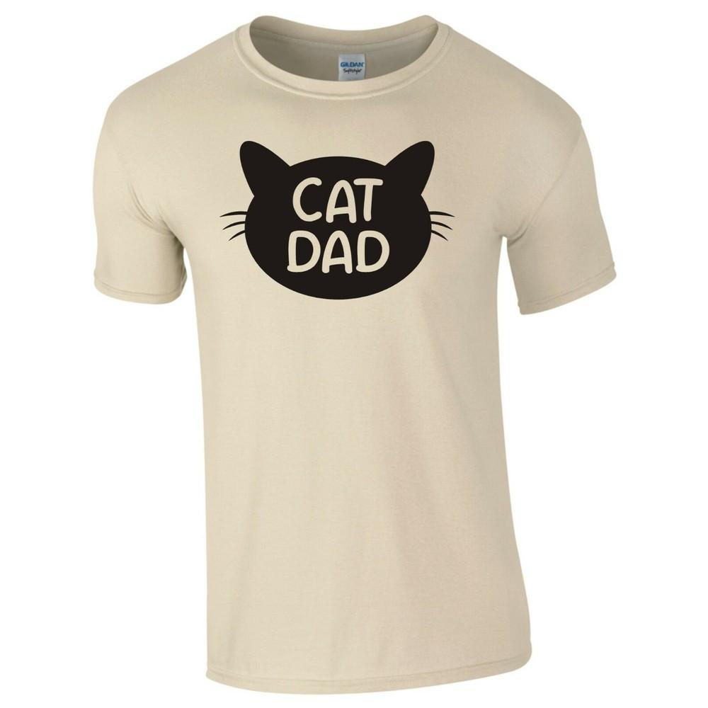 Funny Animal Cat Dad Tshirt 2XL