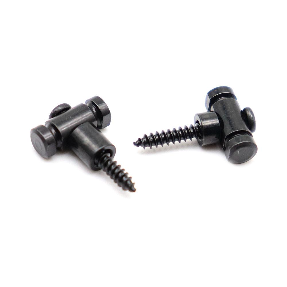 2pcs Electric Guitar String Retainer Metal Guitar String Tree for Guitar Strings with Mount Screw