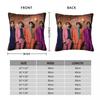 Forestella Koreanische Band Kissenbezug Polyester Leinen Samt Bedruckt Reißverschluss Dekor Kissenbezug Zimmer Kissenbezug 18"