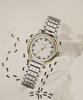 Lollalojeu Waltz Sandblasted Enamel Women'S Gold Fashion Watch