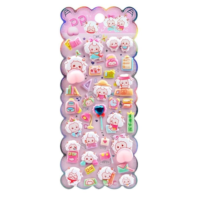 

Animal Foam Sticker Scrapbooking Decorative Supplies for Notebook Journal Phone Water Bottle Children Reward Sticker