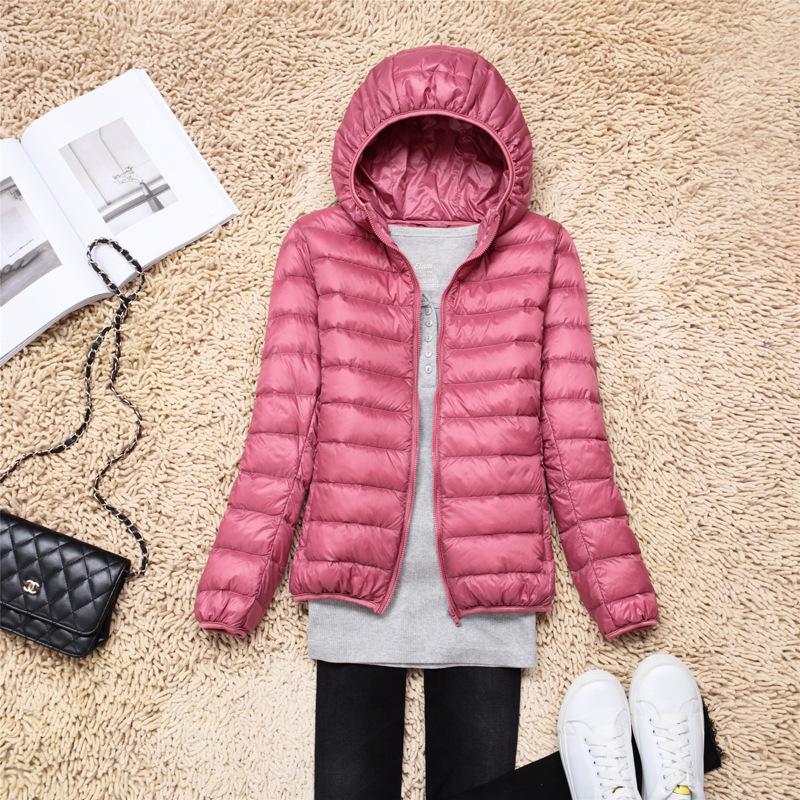 2025 Women's Hooded Lightweight Slim-Fit Down Jacket