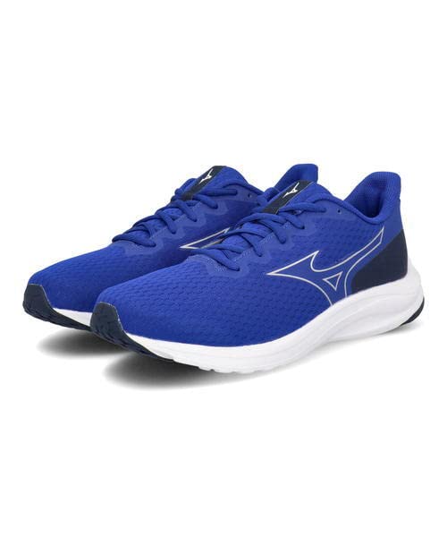 PIONEROAD Sneakers Running Shoes K1GA2147 27 [Mizuno] Men's [Ultra Lightweight/Wide 4E] Blue/Silver