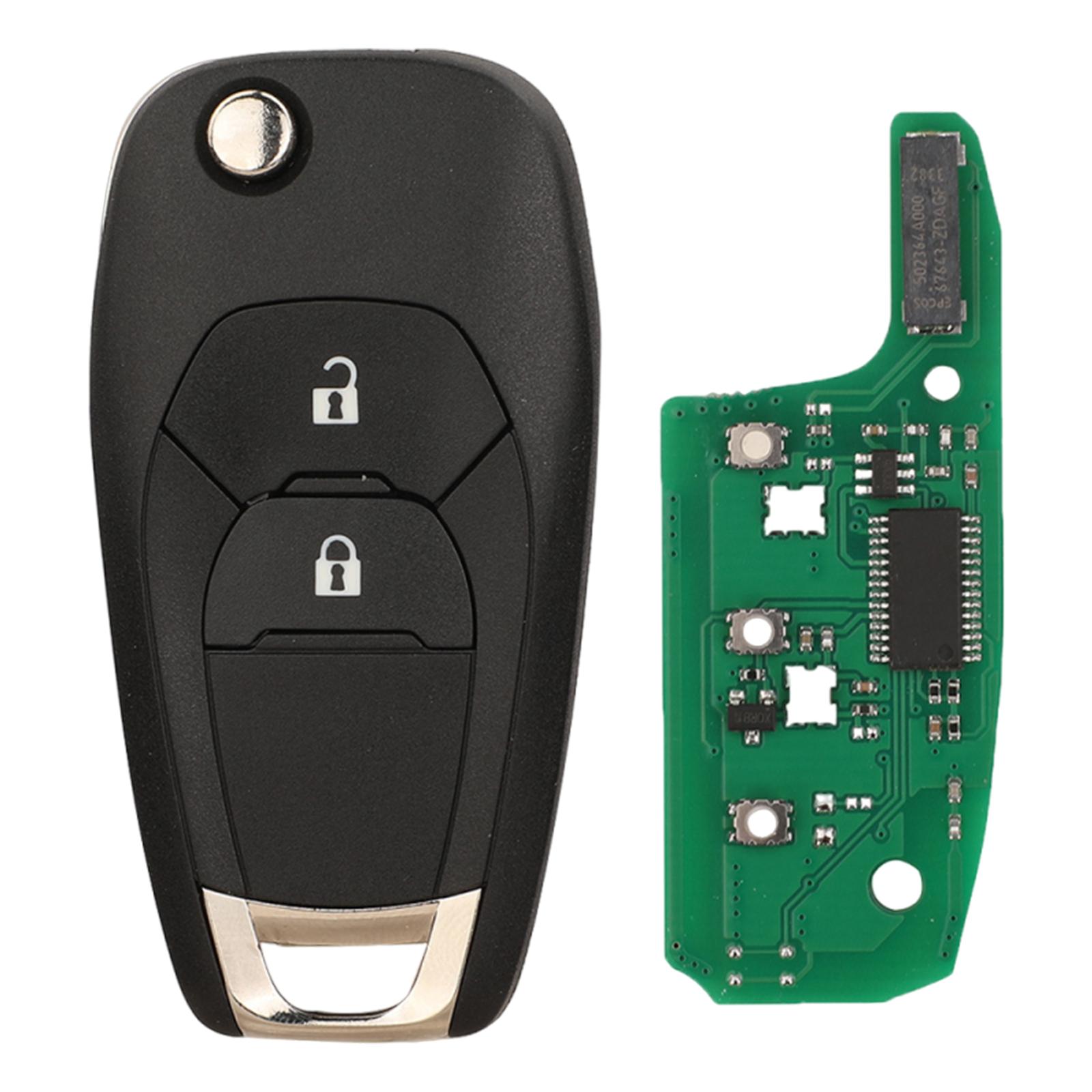 2/3 Buttons 433MHz 4A Chip Remote Car Key Fob Car Keyless Entry Remote Control Compatible for Chevrolet Cavalier Accessories