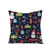 Cartoon Digital Printing Christmas Pillow Cover New Style Square Polyester Pillow Cover Cushion Cover