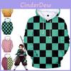 Weicher Demon Slayer Kimetsu No Yaiba 3D-gedruckter Hoodie für ultimativen Komfort**