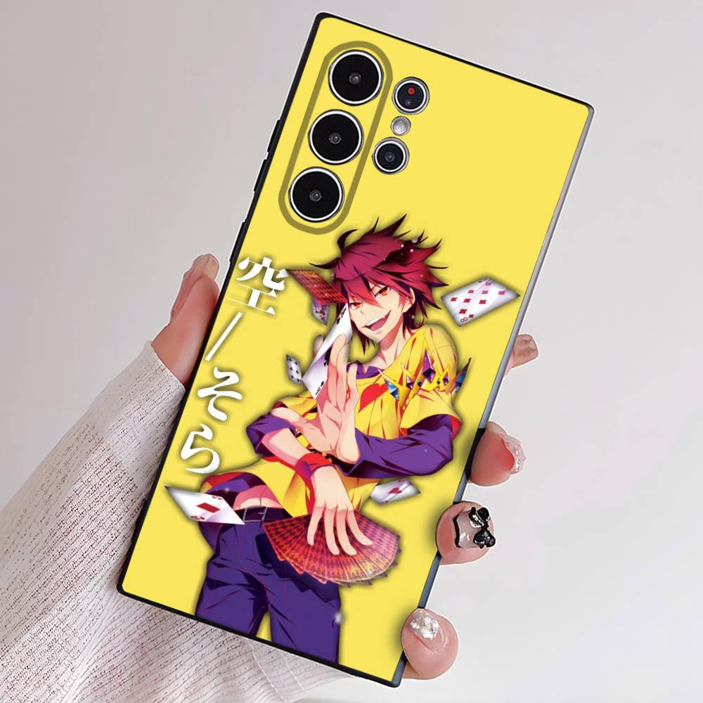 No Game No Life Anime Phone Case For Samsung S Series S21 S22 S23 S24 S25 FE Plus Ultra TPU Soft To Skin-friendly Case