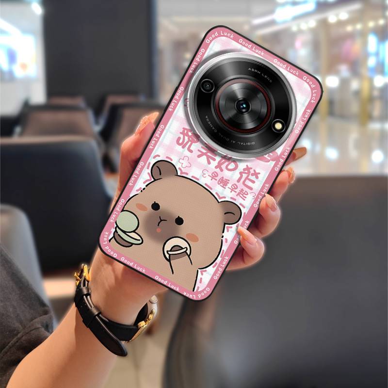 Dirt-resistant Cartoon Phone Case For ZTE Blade A75 5G/Nubia Focus 5G/Calf 5G Phone Pouch Soft case Fashion Design Cute