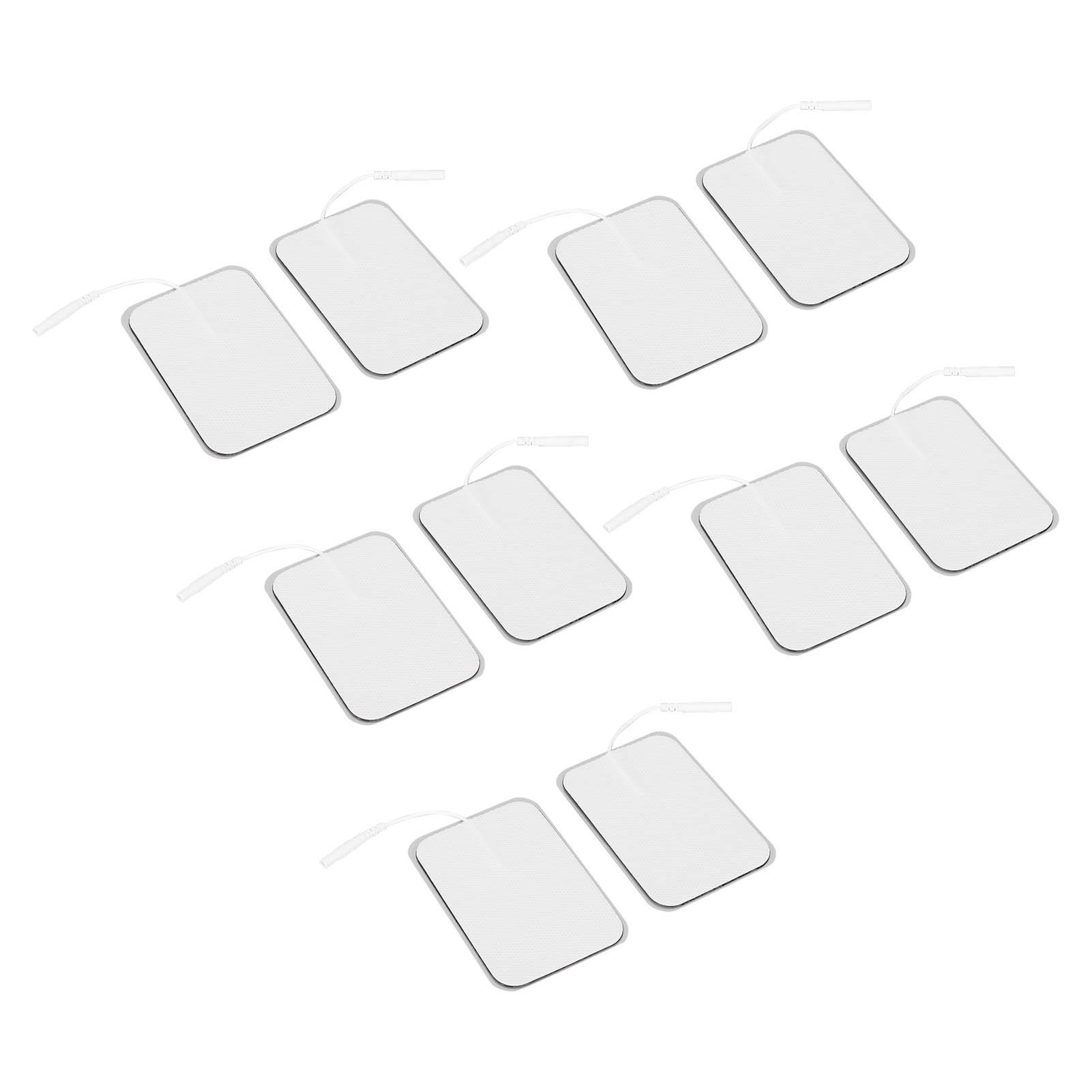 

10 шт. Прямоугольные электродные накладки Самоклеящиеся электродные пластыри Сменный аксессуар для TENS