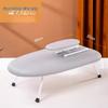 Large Folding Vertical Ironing Board with Widened Pad and Clothes Rack