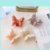 Original Design Double Layer Butterfly Hair Claw Clip For Women's Elegant Hairstyles