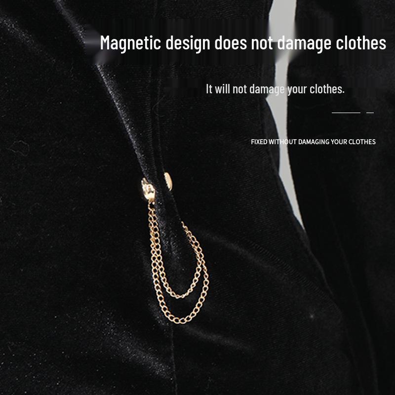 Magnetic Buckle Pant Leg Clip - Instantly Roll and Secure Pants from Long to Short, No-Sew Gadget