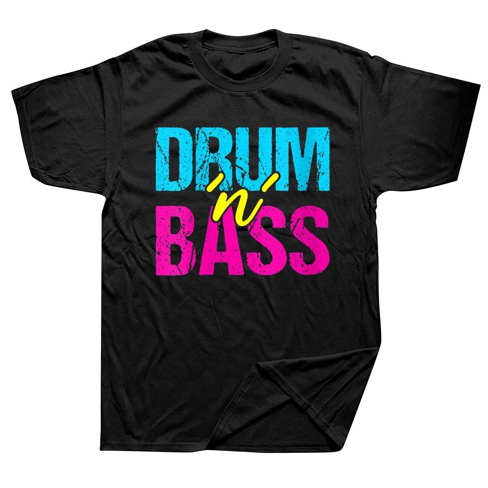 

Funny Drum N Bass Rave DJ T Shirts Summer Style Graphic Cotton Streetwear Short Sleeve Birthday Gifts T-shirt Mens Clothing -... S разноцветный