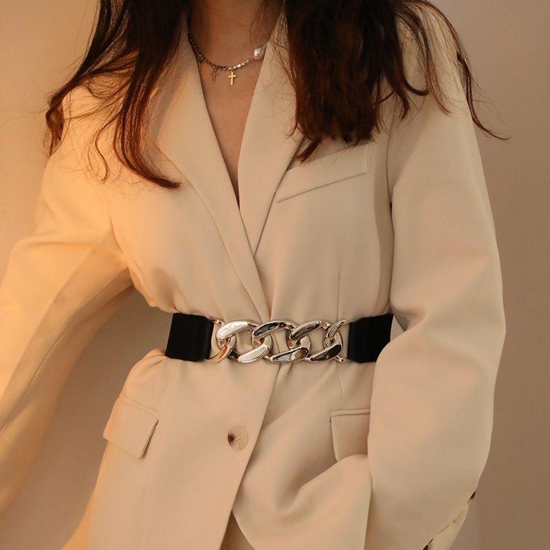 Versatile Black Wide Waist Belt For Women With Elegant Pu Material Ideal For Stylish Ensemble Creation