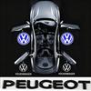 Car keychain/Car LED Decorative Door Light Welcome Projector Lamp For Volkswagen VW GTI Polo Golf Passat Tiguan Arteon Touran CCKD3