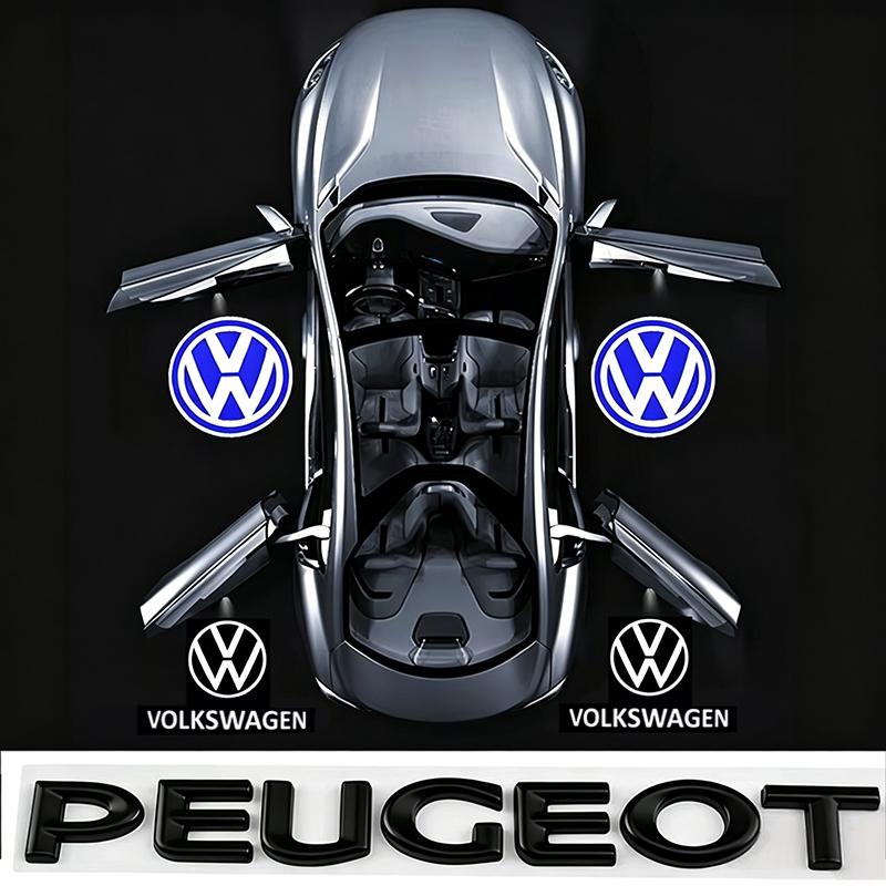 Car keychain/Car LED Decorative Door Light Welcome Projector Lamp For Volkswagen VW GTI Polo Golf Passat Tiguan Arteon Touran CCKD3