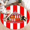 Sunderland AFC Round Area Rug,Carpet Rug for Living Room Bedroom Sofa Playroom Decor,Non-slip Floor Mat
