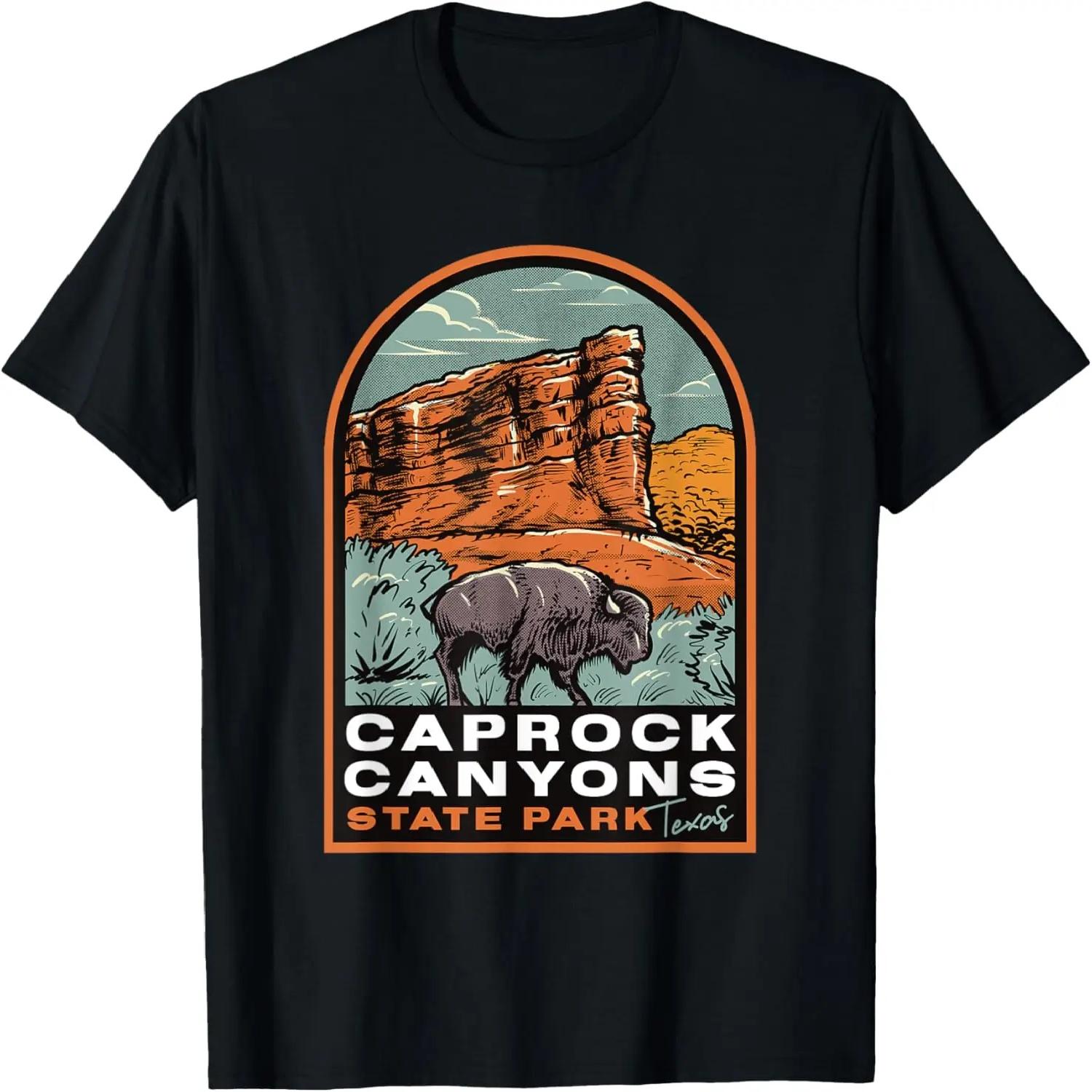 Caprock Canyons State Park Texas Vintage T-Shirt S