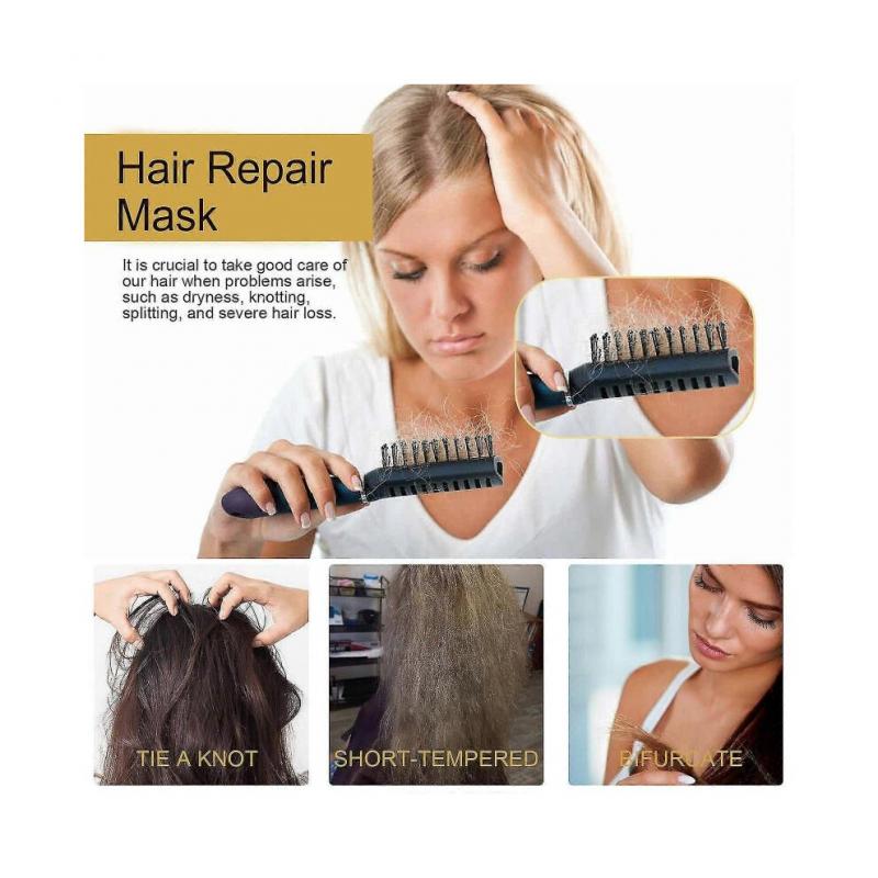 Collagen Hair Treatment, Collagen Hair Mask, Argan Oil Collagen Hair Mask, Deep Repair Conditioning Collagen Hair Mask Essence for Dry Damaged Hair