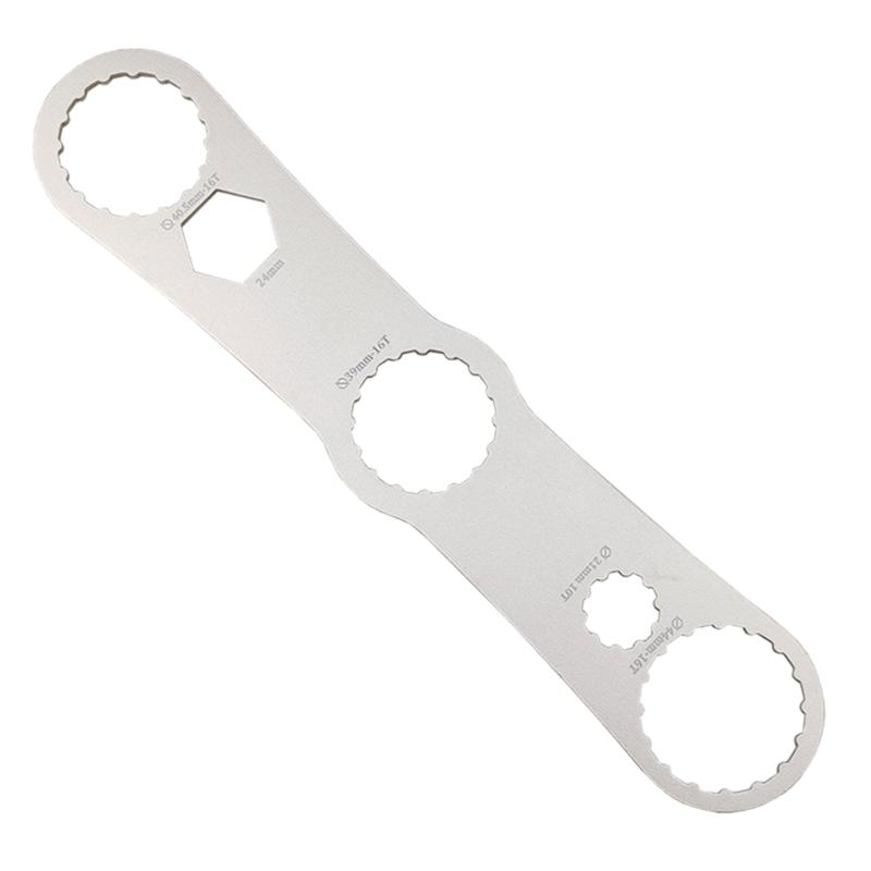 16Notch Bike Bottom Bracket Wrench Bottom Bracket Tool Wrench Front Fork Detach Repair Tools Bike Pack Accessories 1