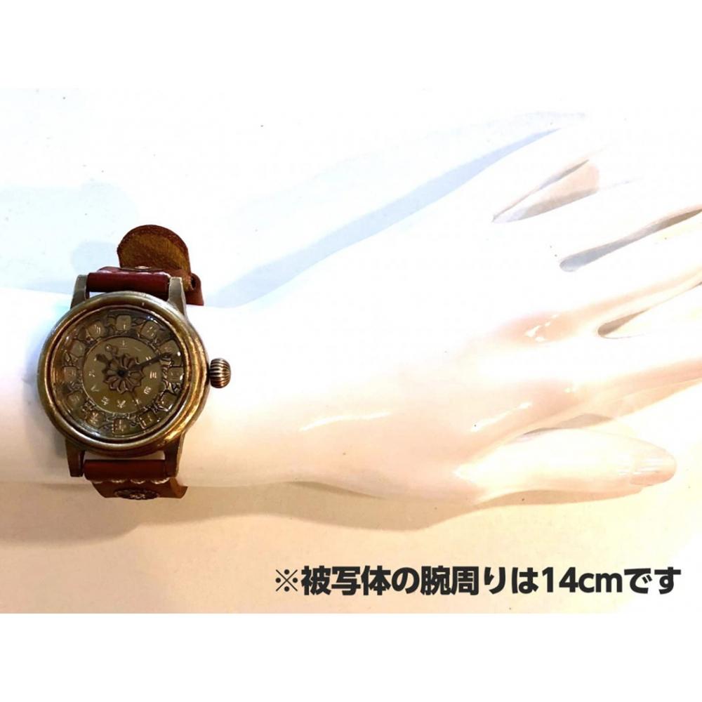 [Handmade Watch JHA] Hodinky Koji Shinohara 14486951 pánské hnědé