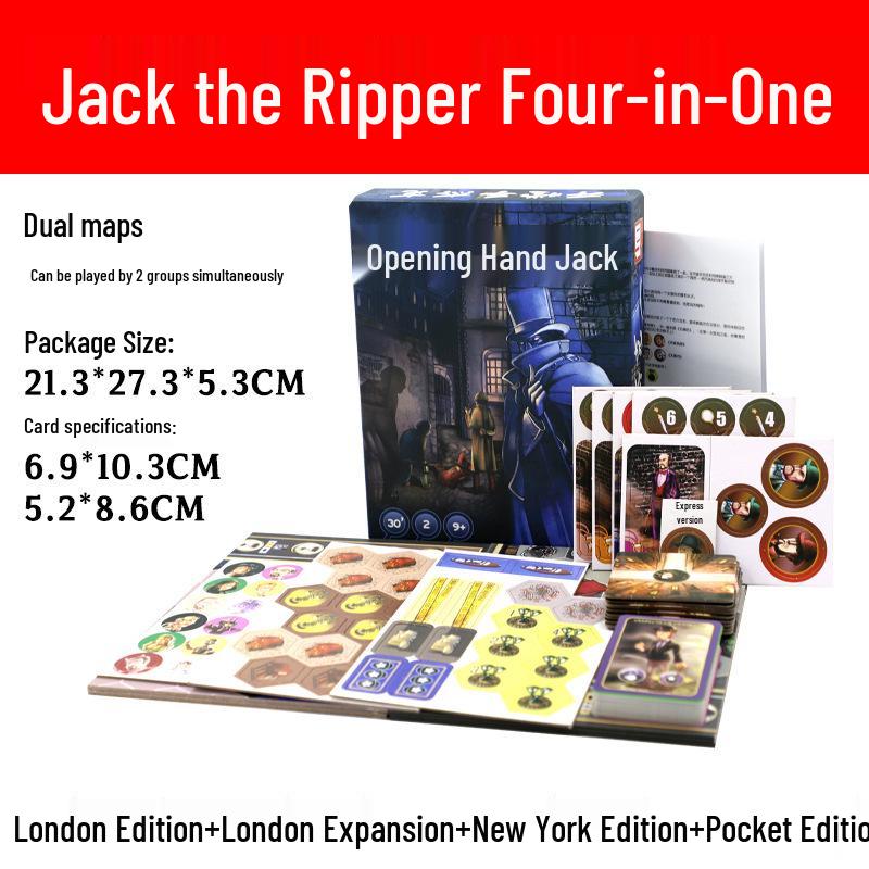 Jack the Ripper: New York Pocket Edition & Collection - 4-in-1 Strategy Game