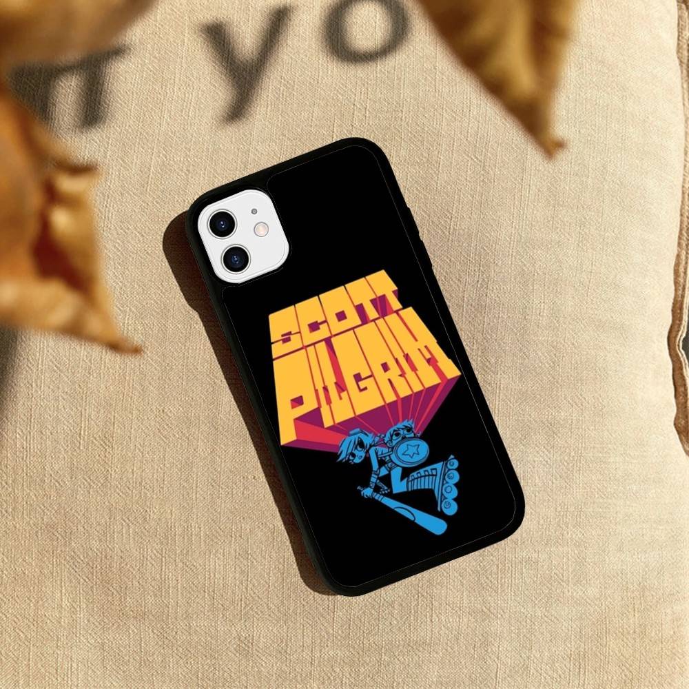 

S-Scott Pilgrim Phone Case For iphone 16 15 14 13 12 11 Pro Max Plus Shockproof TPU+PC Hard Case iPhone 15