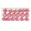 6Pcs Xmas Candy Ornaments Delicate Plastic Hanging Candy Ornaments Xmas Tree Hanging Decorations for Garlands Gift