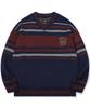 CPGN STUDIO Cheese Club V-Neck Knit Navy