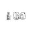 Jin Ao Hollow Heart Double Teeth Bracelet Daily Street Cool Glossy Gold Teeth Hip Hop Versatile Accessories Wholesale