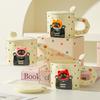 Cute Cat Ceramic Mug with Lid Spoon Coffee Water Cup Couple Cup with Gift High Value