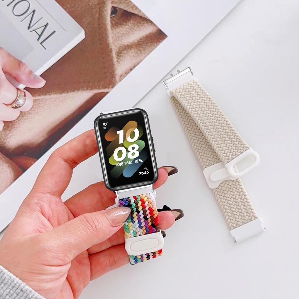 Geflochtenes Nylon für Samsung Galaxy watch fit 3 Armband Smartwatch-Zubehör Armband Gürtel Armband Correa für Galaxy fit3 Band