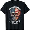 Reaper PTSD My Demons Know I Fight Mental Health Awareness T-Shirt, Unisex Tees