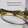Vintage Metal Handle Reading Magnifying Glass, Portable Handheld Magnifying Glass