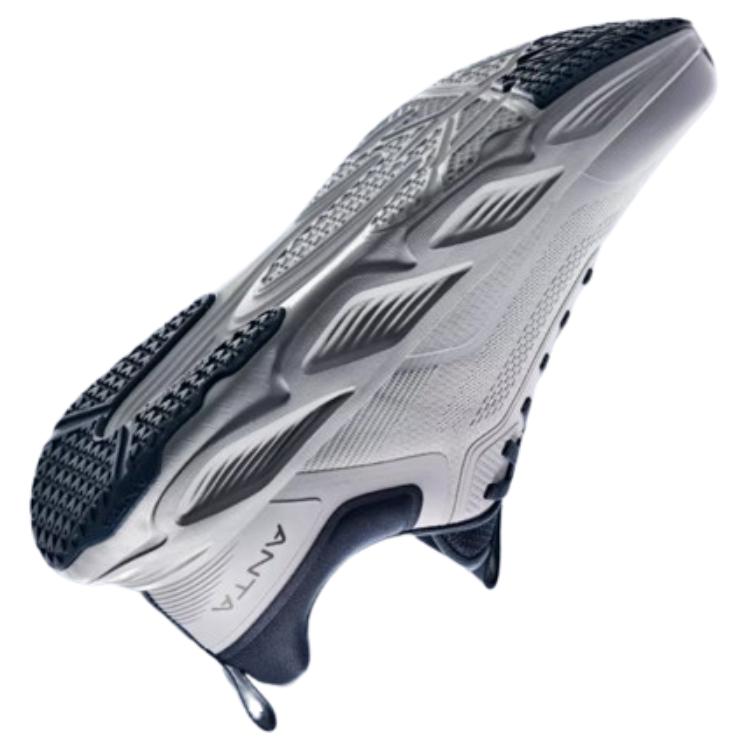 ANTA Men Cushioning Running Shoes White Navy Blue 112517718-13