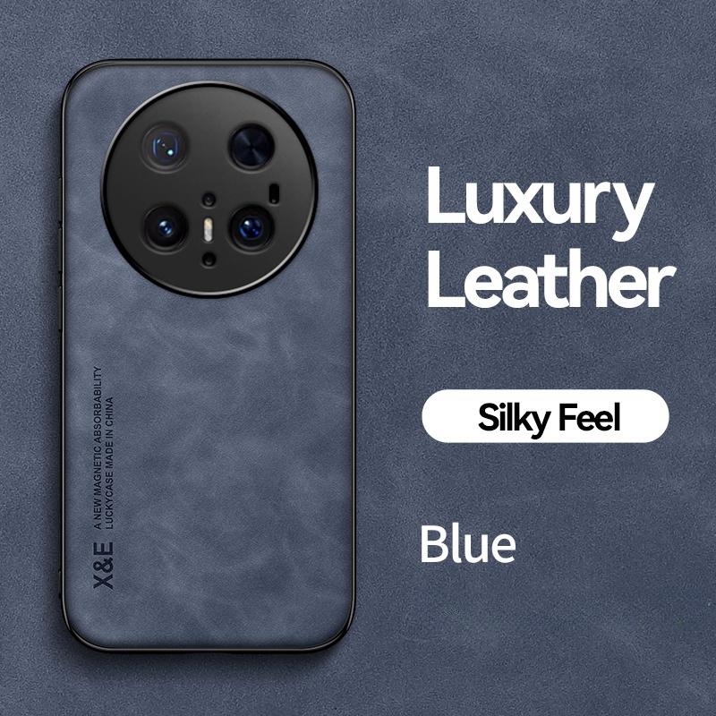 For Huawei Mate 70 Pro Mate 70 Pro Plus Case Luxury Leather Magnetic Car Holder Phone Case For Huawei Mate 60 Mate70 Pro+ Shockproof Back Cover