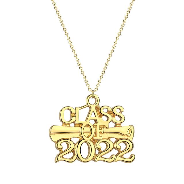Inspirational Graduation Hat Pendant Necklace For Women Men Silver Color Chain College School Friendship Jewelry Gifts